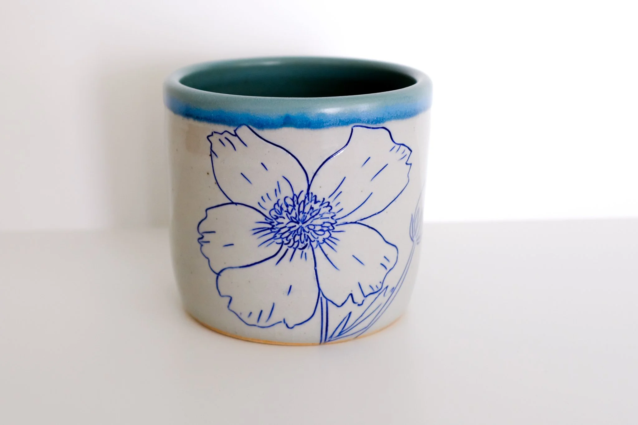 Matilija Poppy crock