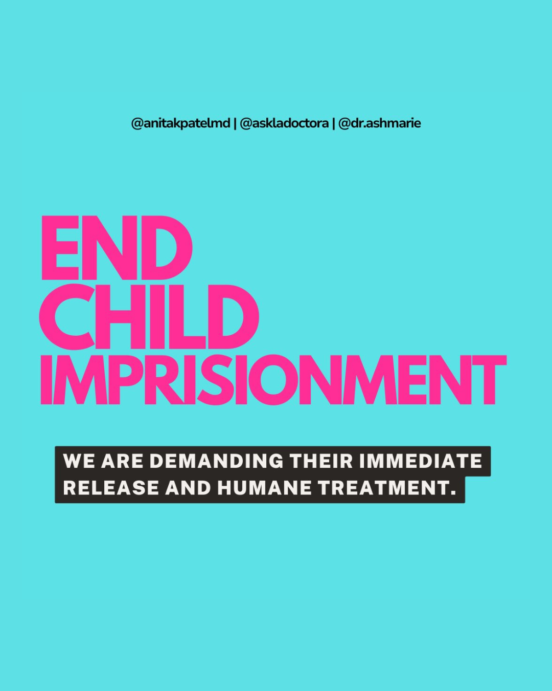 Our voices are helping to bring national attention and coverage to the atrocities happening to children in American detention centers.  
