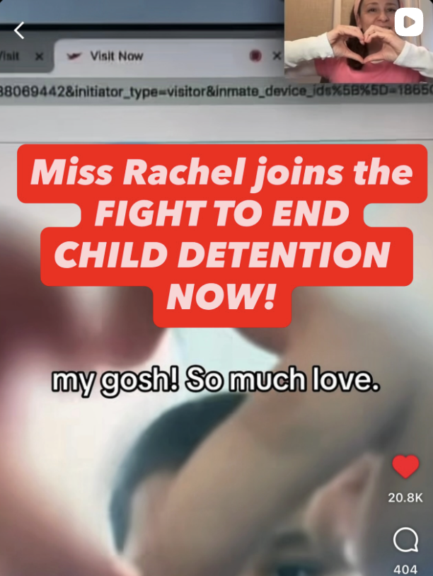 We are so grateful that @msrachelforlittles joined the fight one of the most influential women in the world, and the one person who will reliably advocate for children, no matter what the cost!