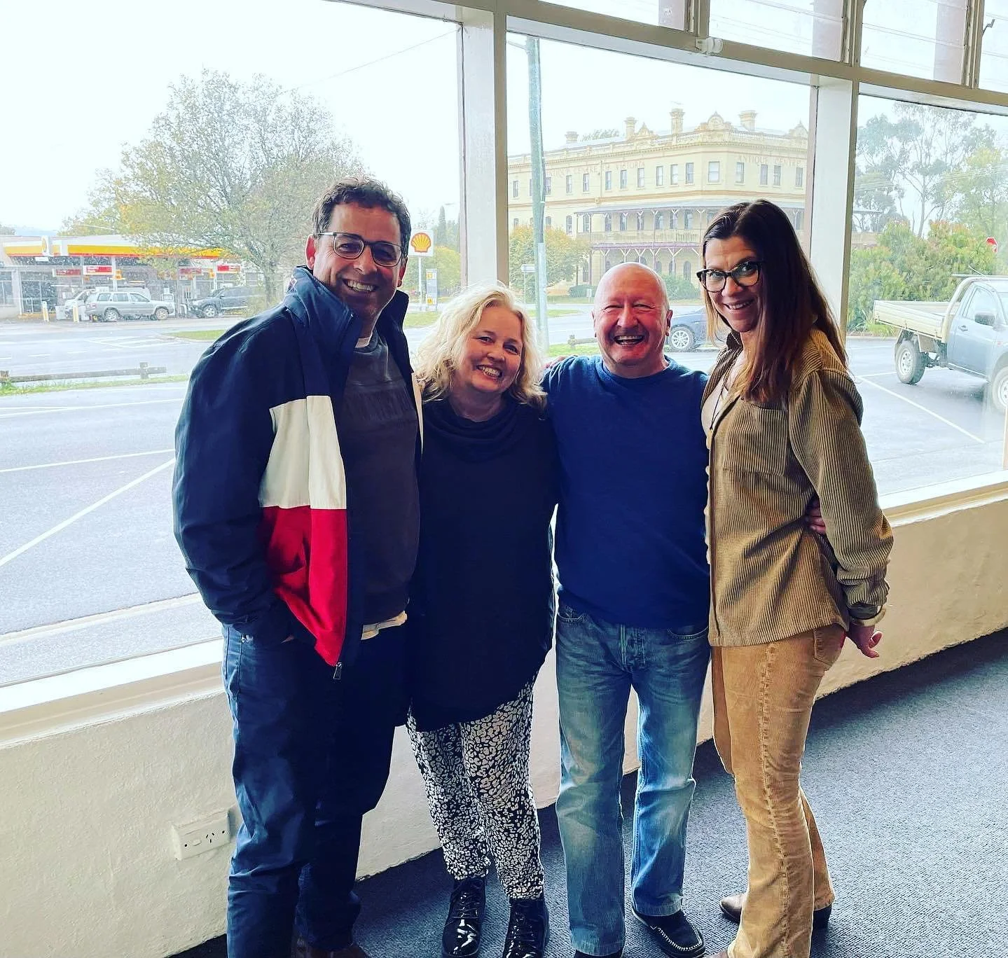 When the old Boss comes to town&hellip;.
I was so happy to catch up with Philippe, a man who I&rsquo;ve always looked up to and a real Wool trade expert. He operates a Bulgarian Woollen mill and comes with such a positive attitude towards the demand 