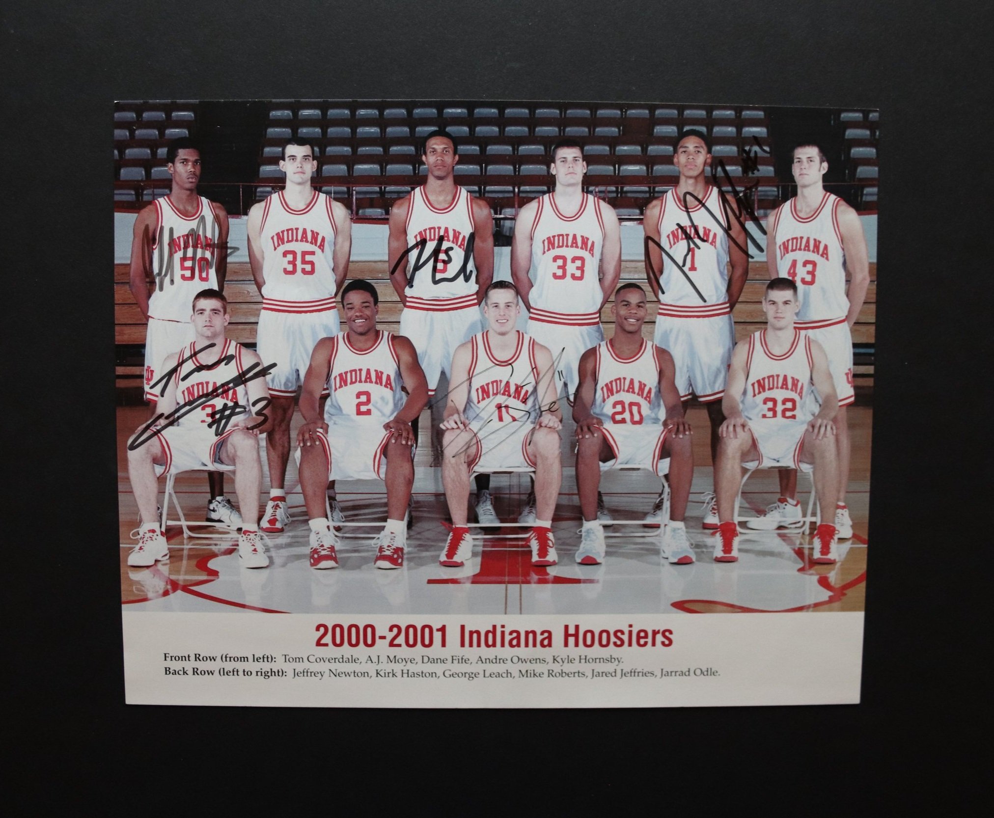 NOAH VONLEH SIGNED INDIANA HOOSIERS BASKETBALL 8X10 PHOTO NBA PICK