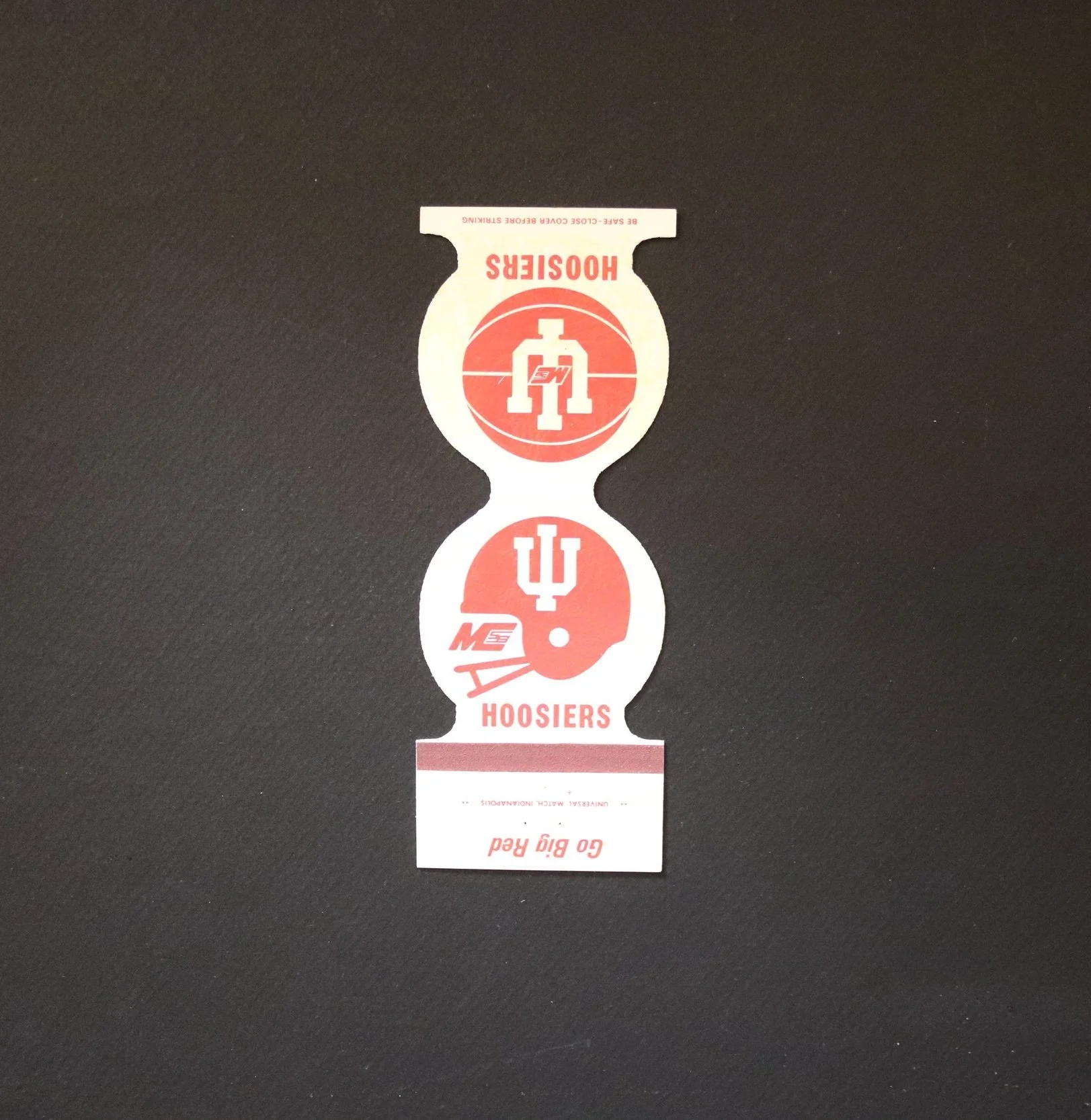 IU Indiana University Hoosiers Basketball Memorabilia: 1978-79 Matchbook Schedule (Outside)