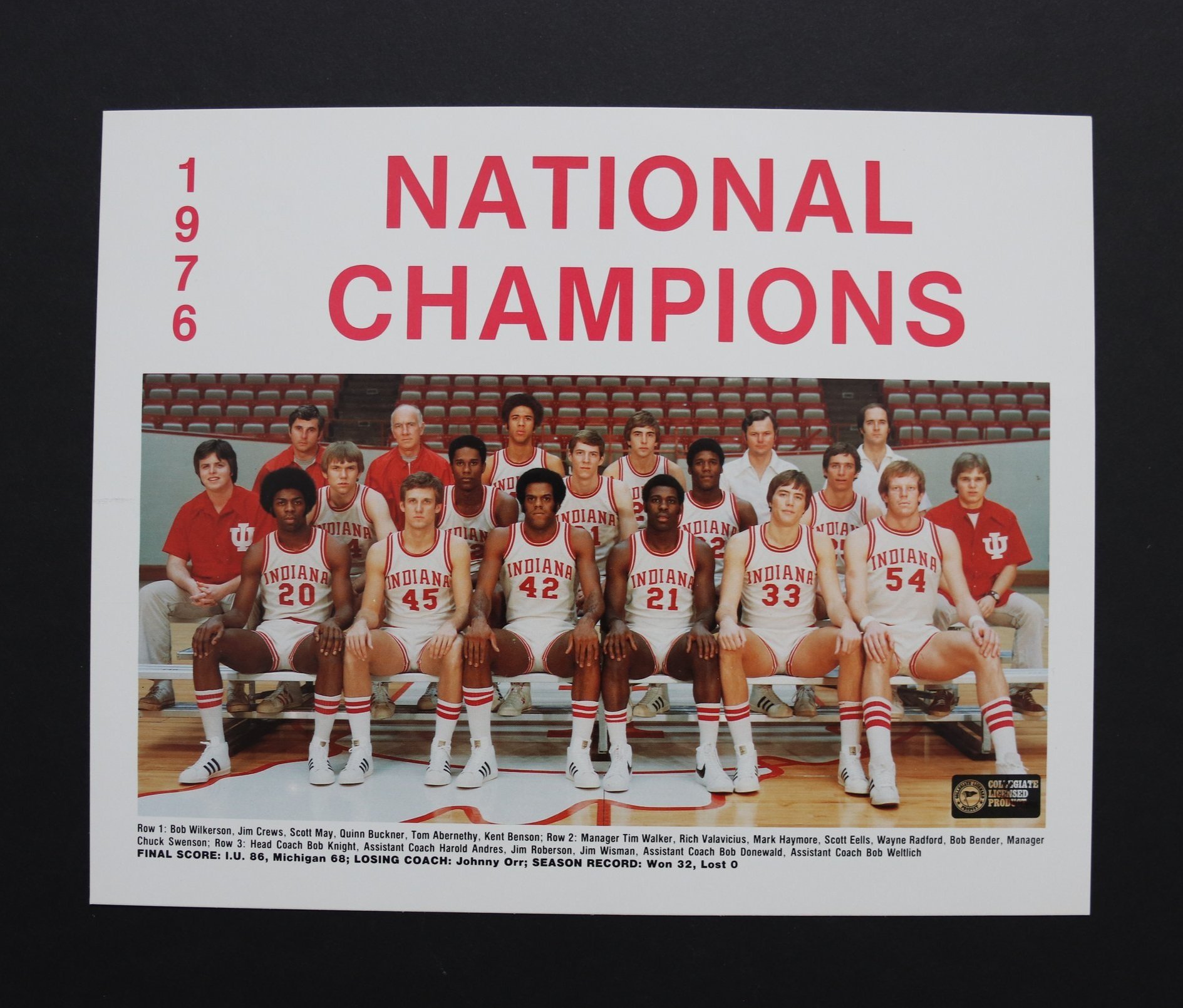 1983 Original Sport Event Poster Basketball Yugoslavia Notre Dame Indiana  Big