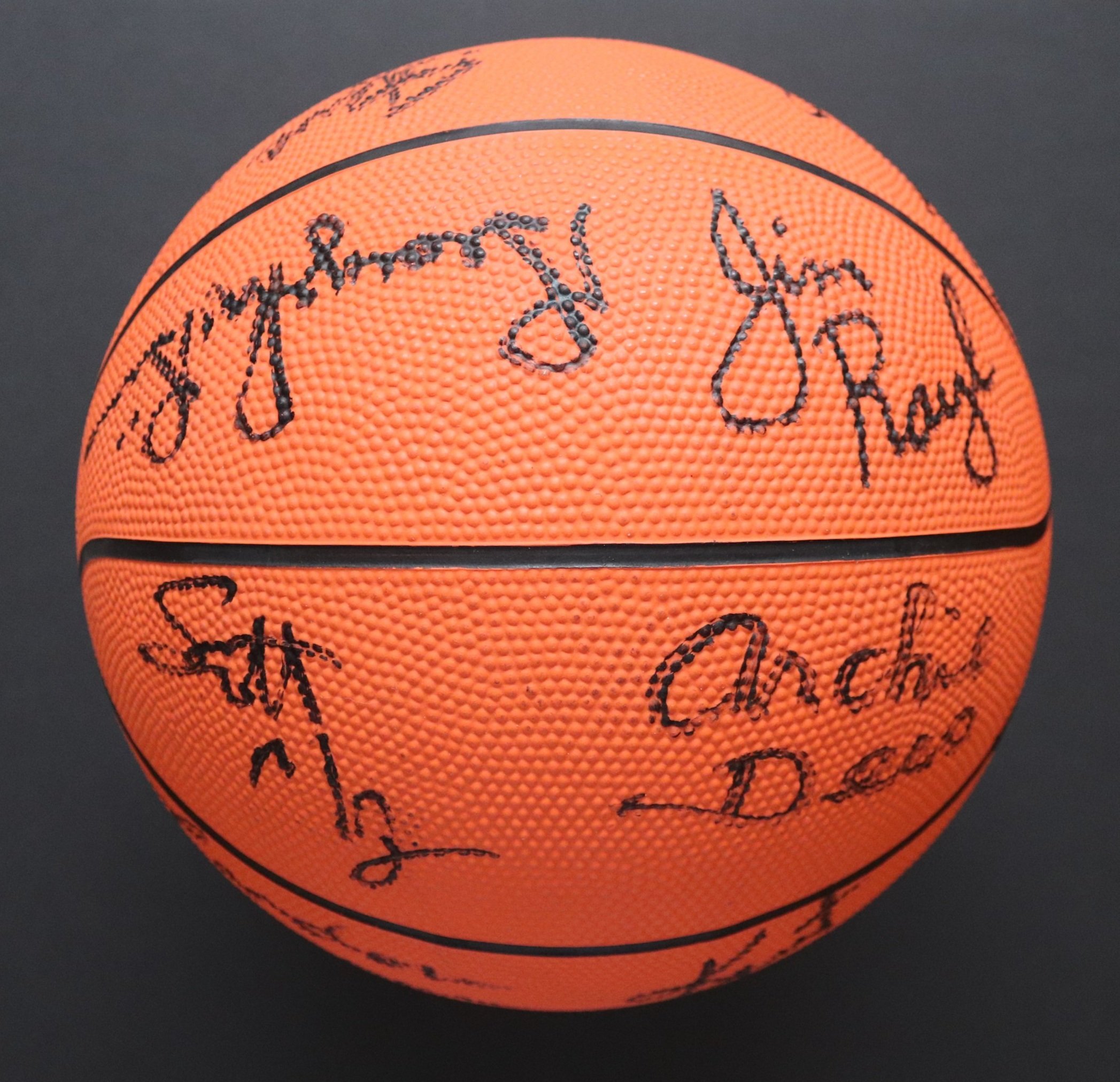 Cherokee Parks Duke Blue Devils signed NCAA basketball COA proof autographed Cherokee Parks Duke Blue Devils signed NCAA basketball COA proof autographed