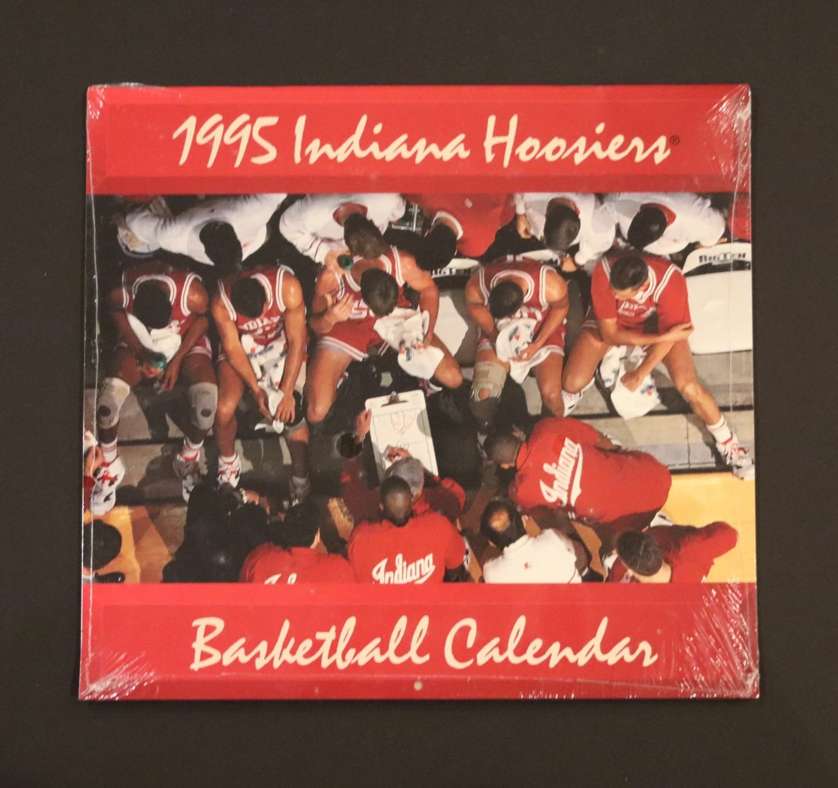 1995 IU Indiana University Hoosiers Basketball Annual Wall Calendar (Front)
