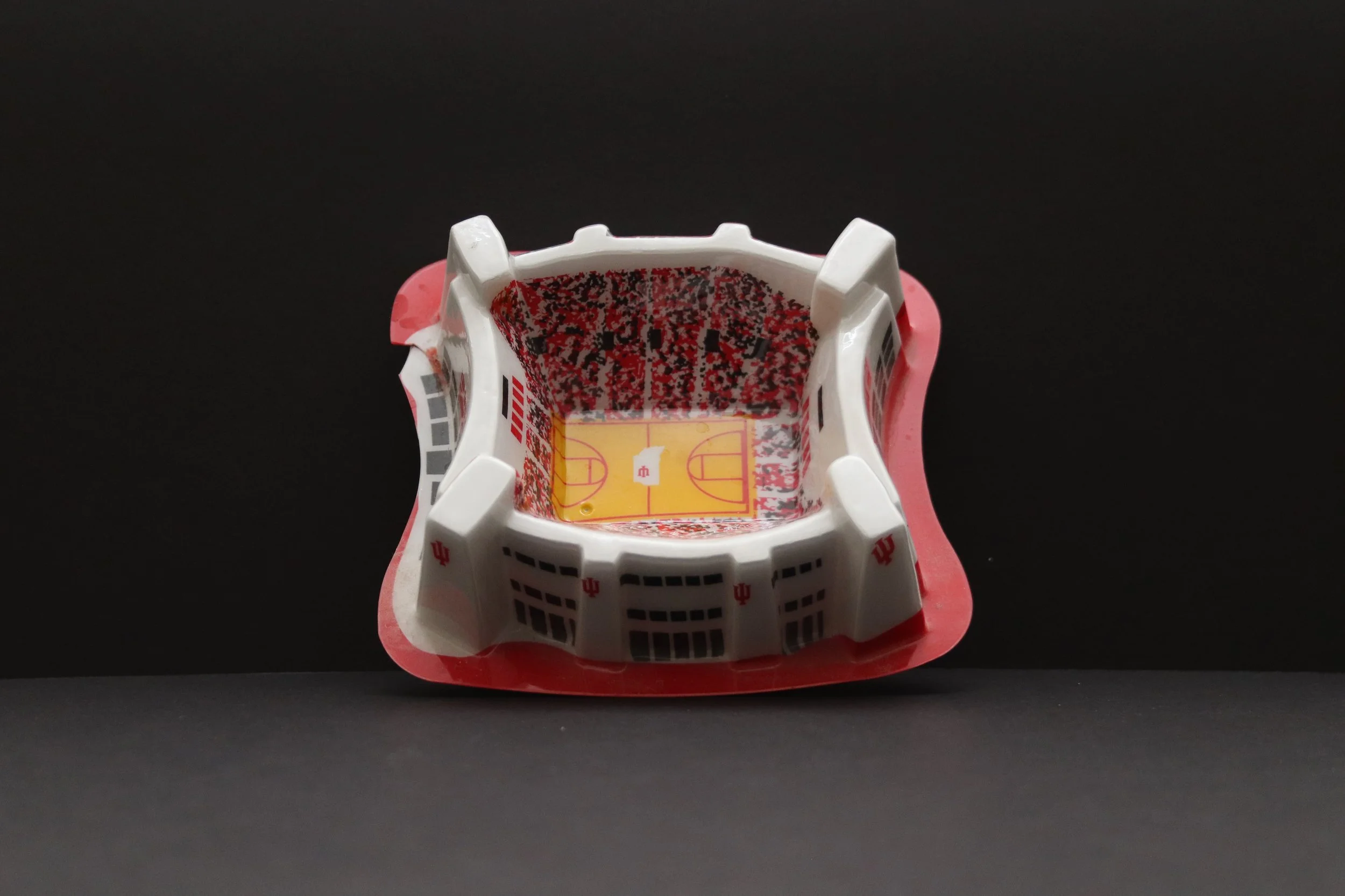 IU Indiana University Hoosiers Basketball Memorabilia: Assembly Hall Snack Tray