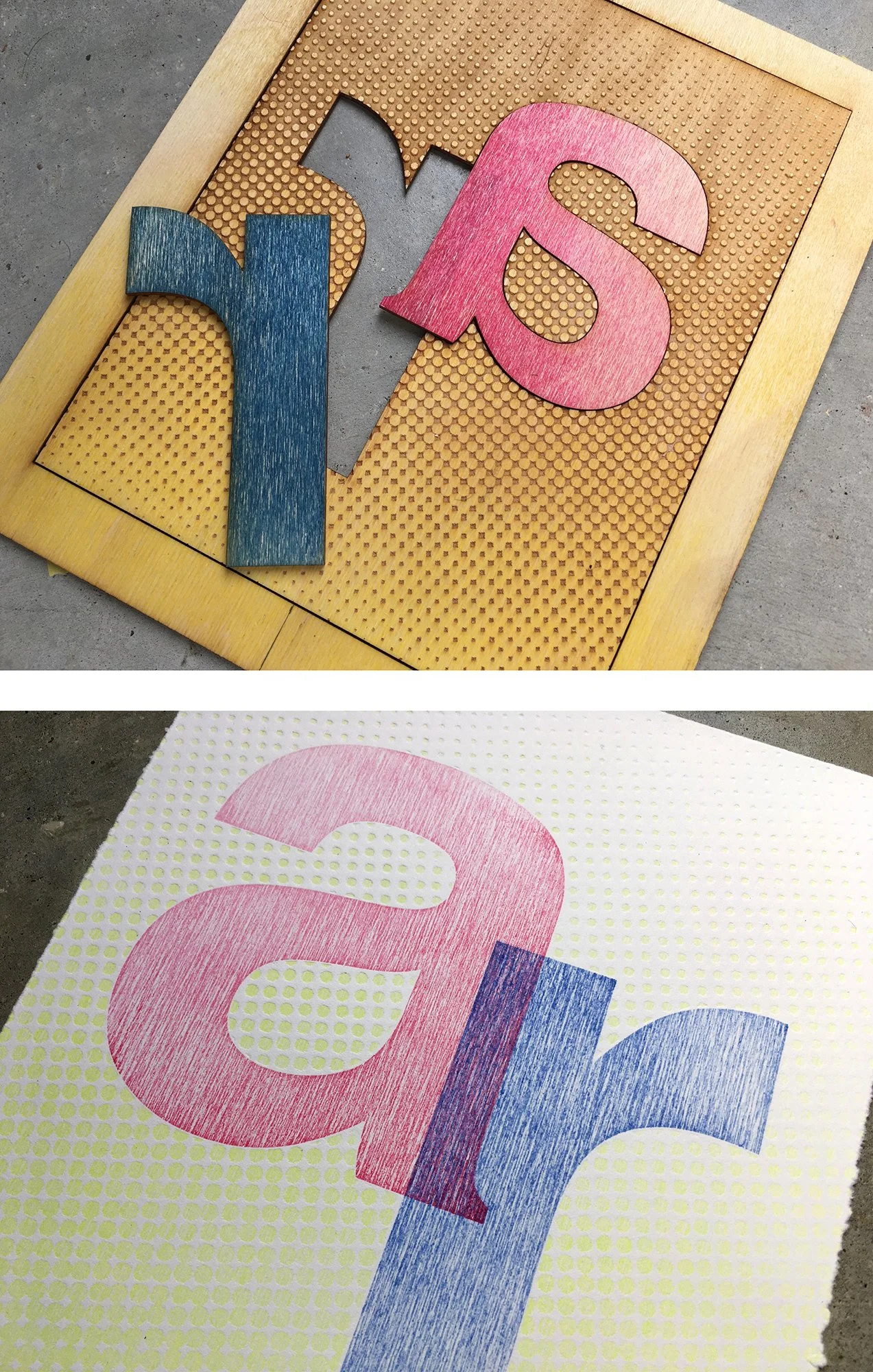 Lasercut Jigsaw Woodblocks — MAPC Power of Print