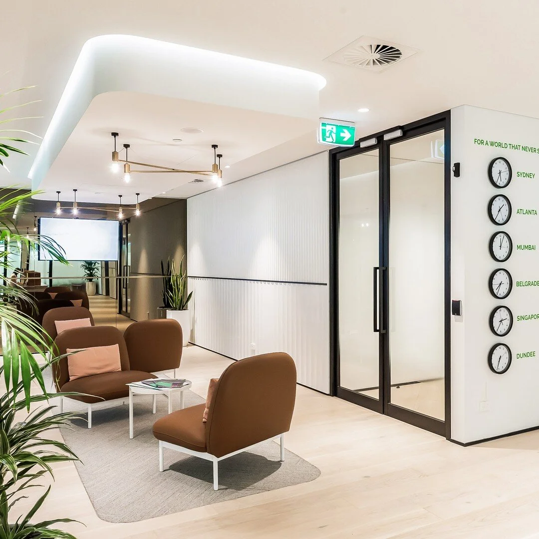 Built Complete Partitioning | We really loved doing the details on this project! NCR Chatswood. Check it out on our website www.builtcompletepartitioning.com.au

#BCP #interiorfitout #commercialfitout #cladding #walls #ceilings #doors