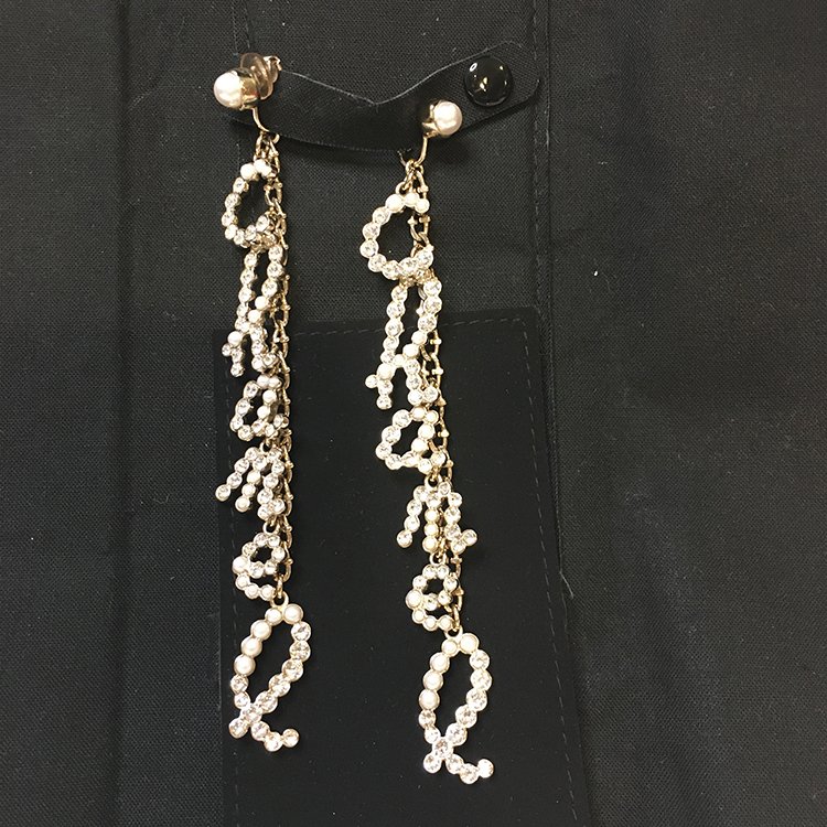 chanel earrings authentic gold