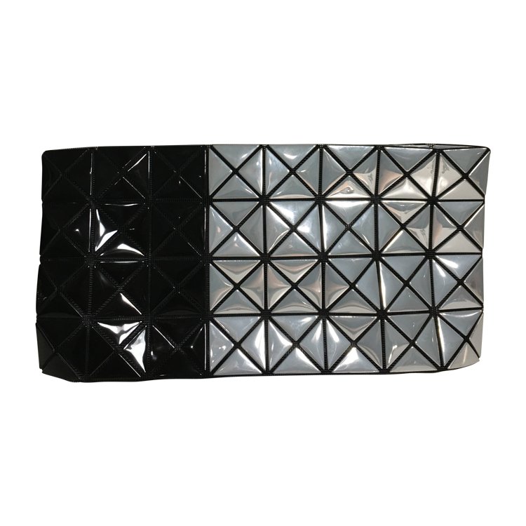 Bao Bao Issey Miyake Prism Two-Tone Crossbody Bag Gray/Black