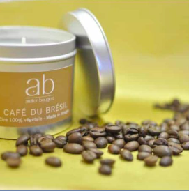Bougie Artisanale Parfumée - Fragrance Café du Brésil