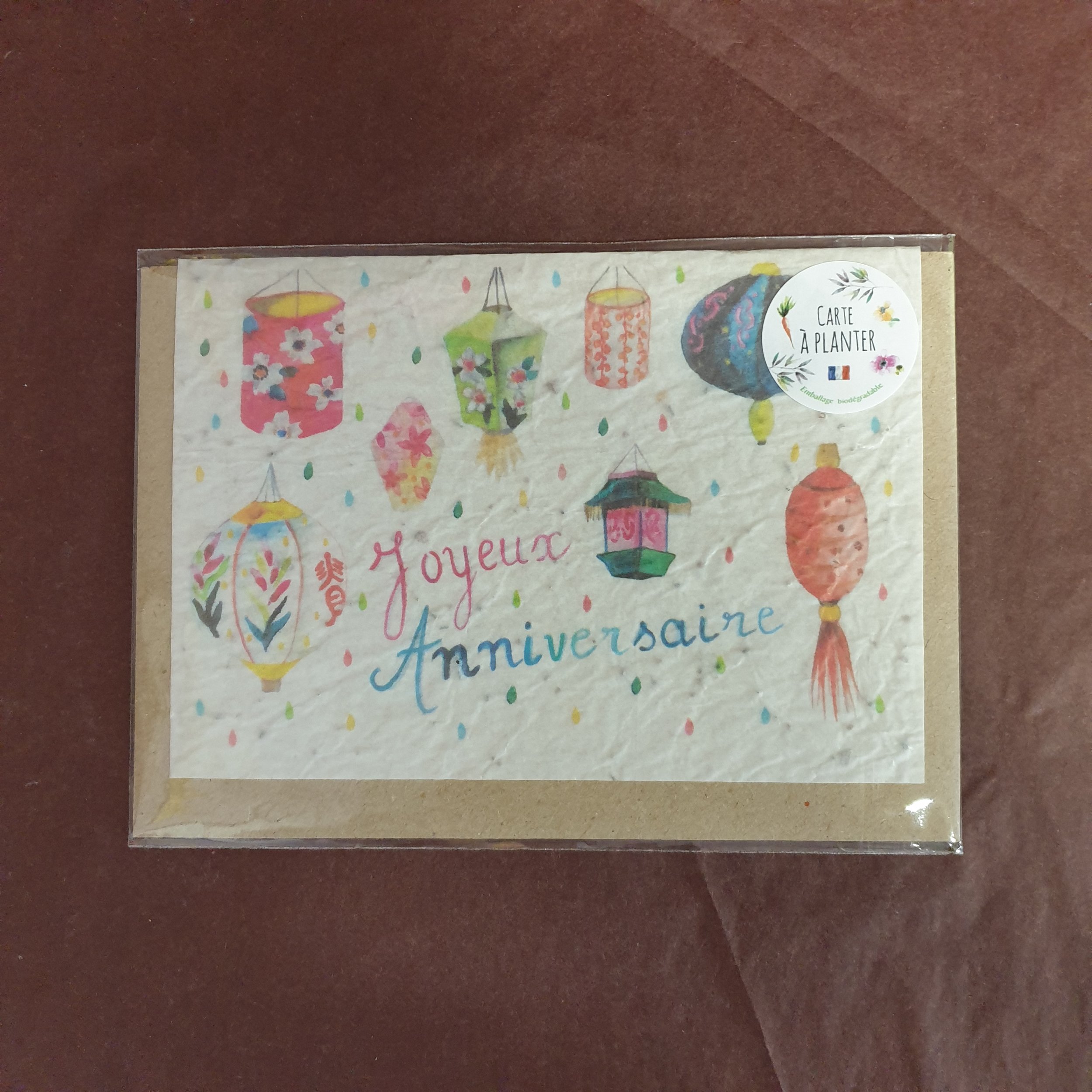 Carte "Joyeux Anniversaire"