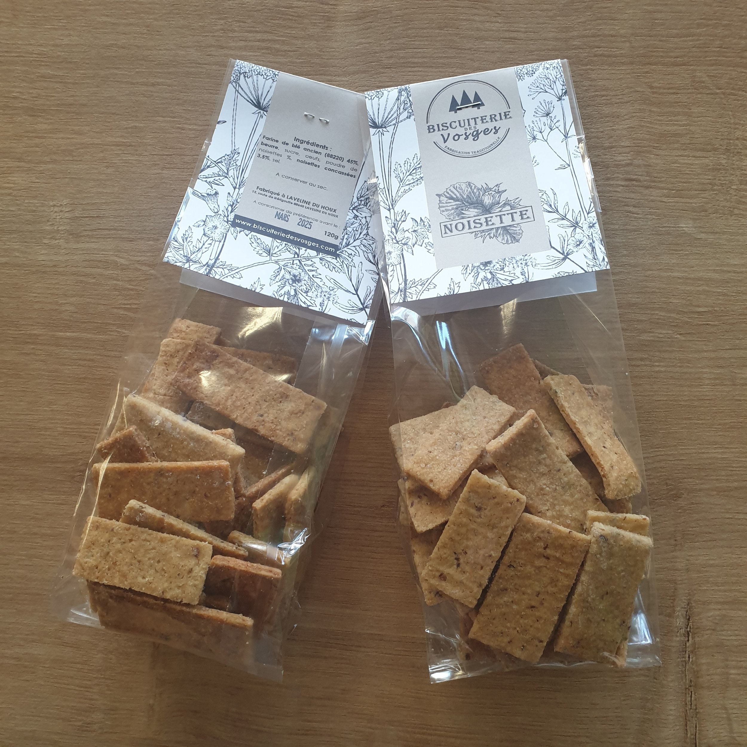 Sablés "Noisette" 120 gr