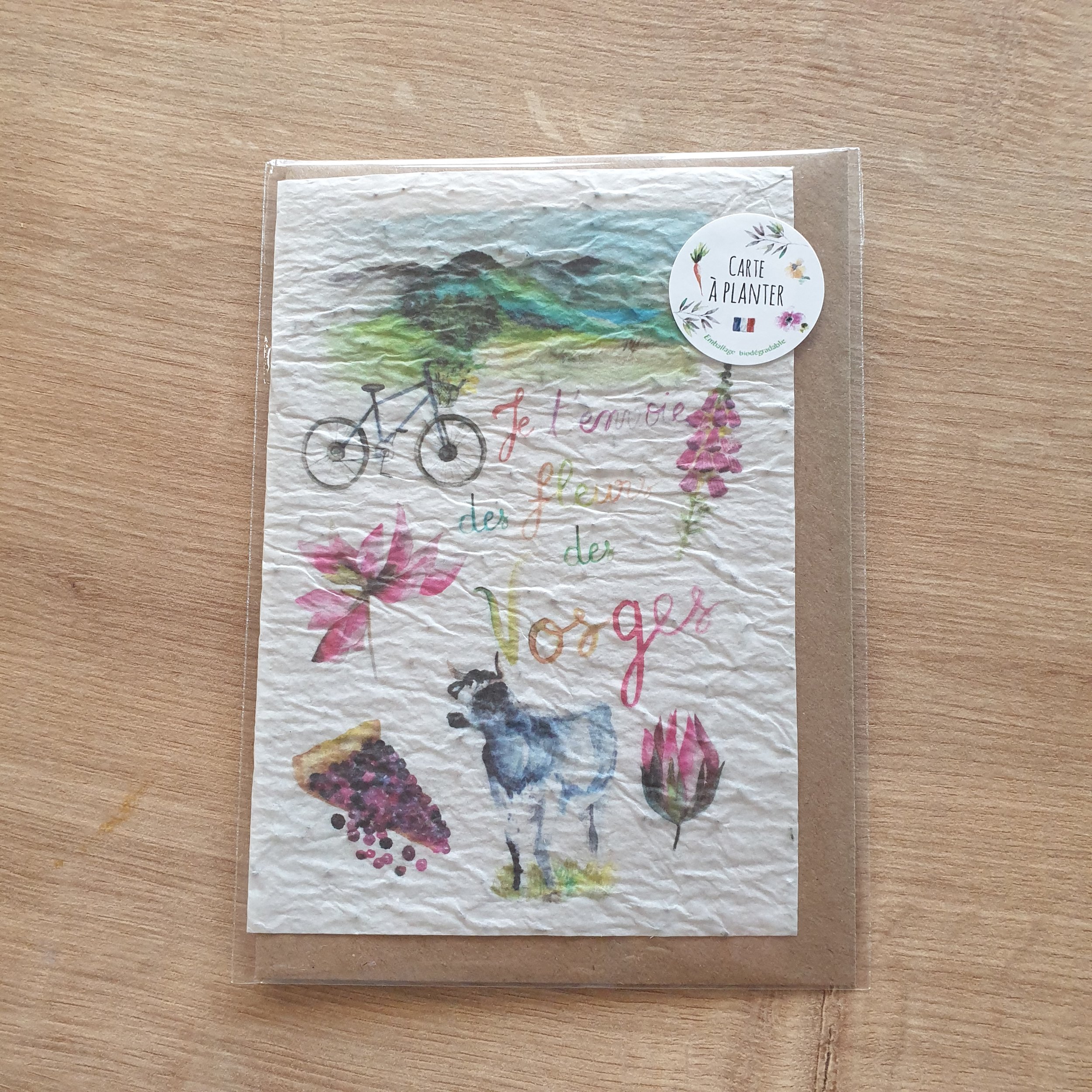 Carte "Fleurs des Vosges"