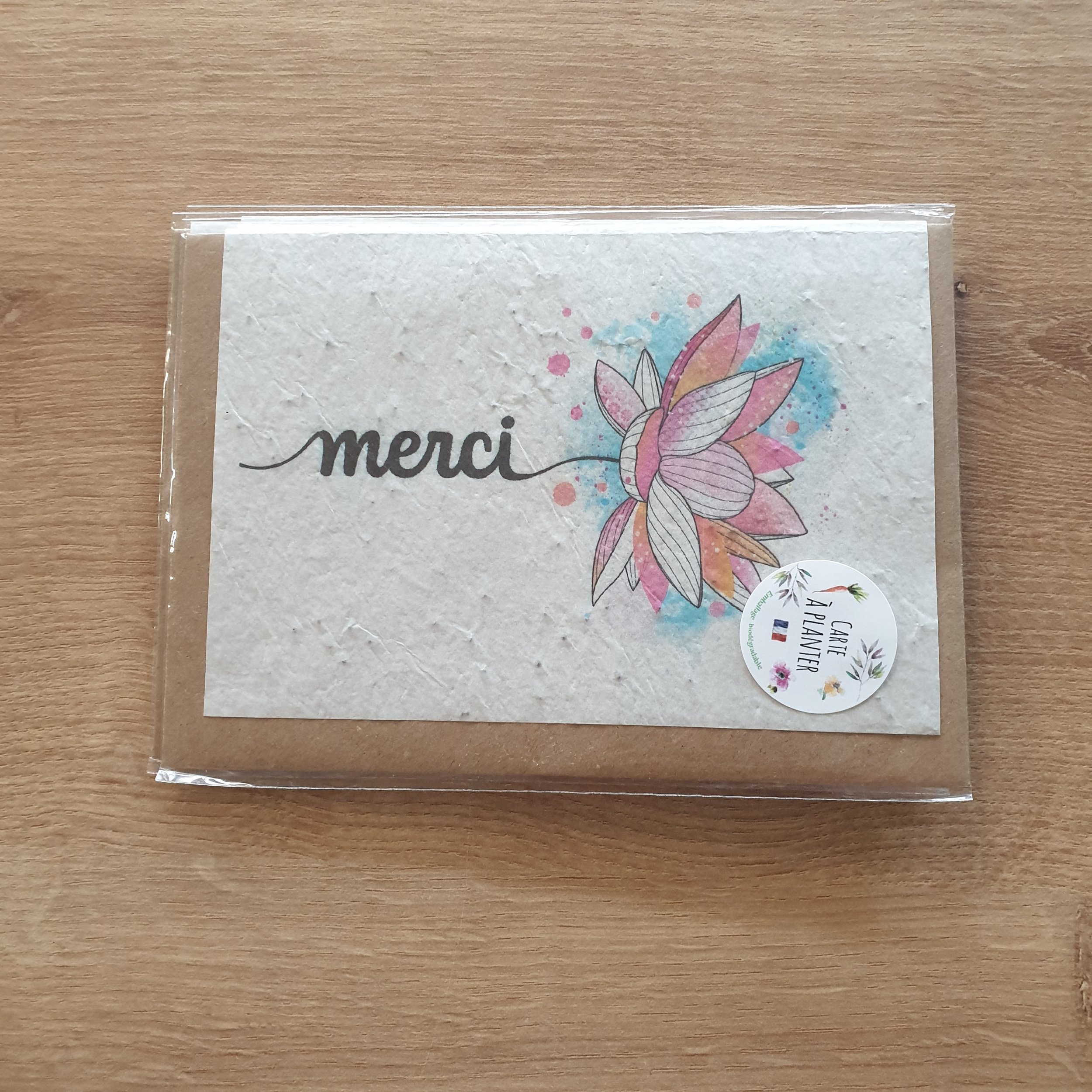 Carte "Merci"