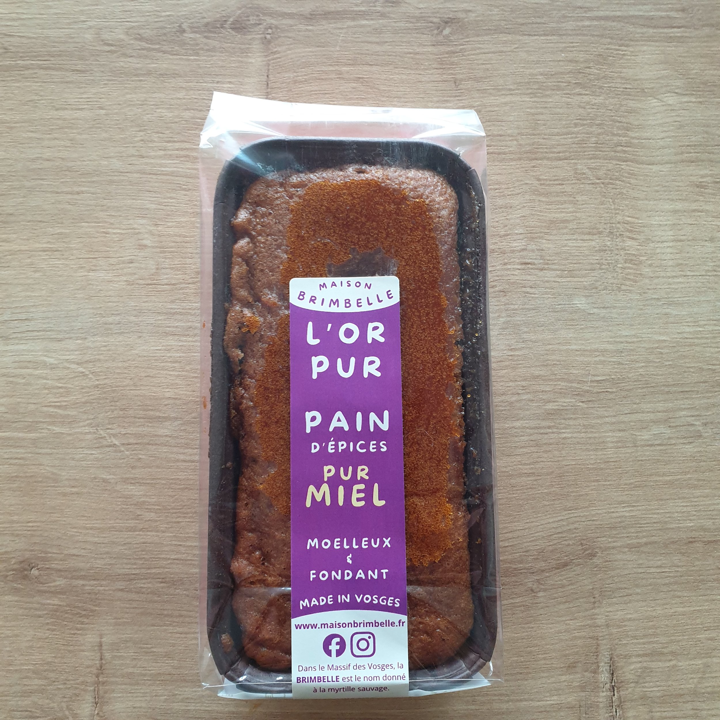 Pain d'Épices  "Pur Miel" 250 gr