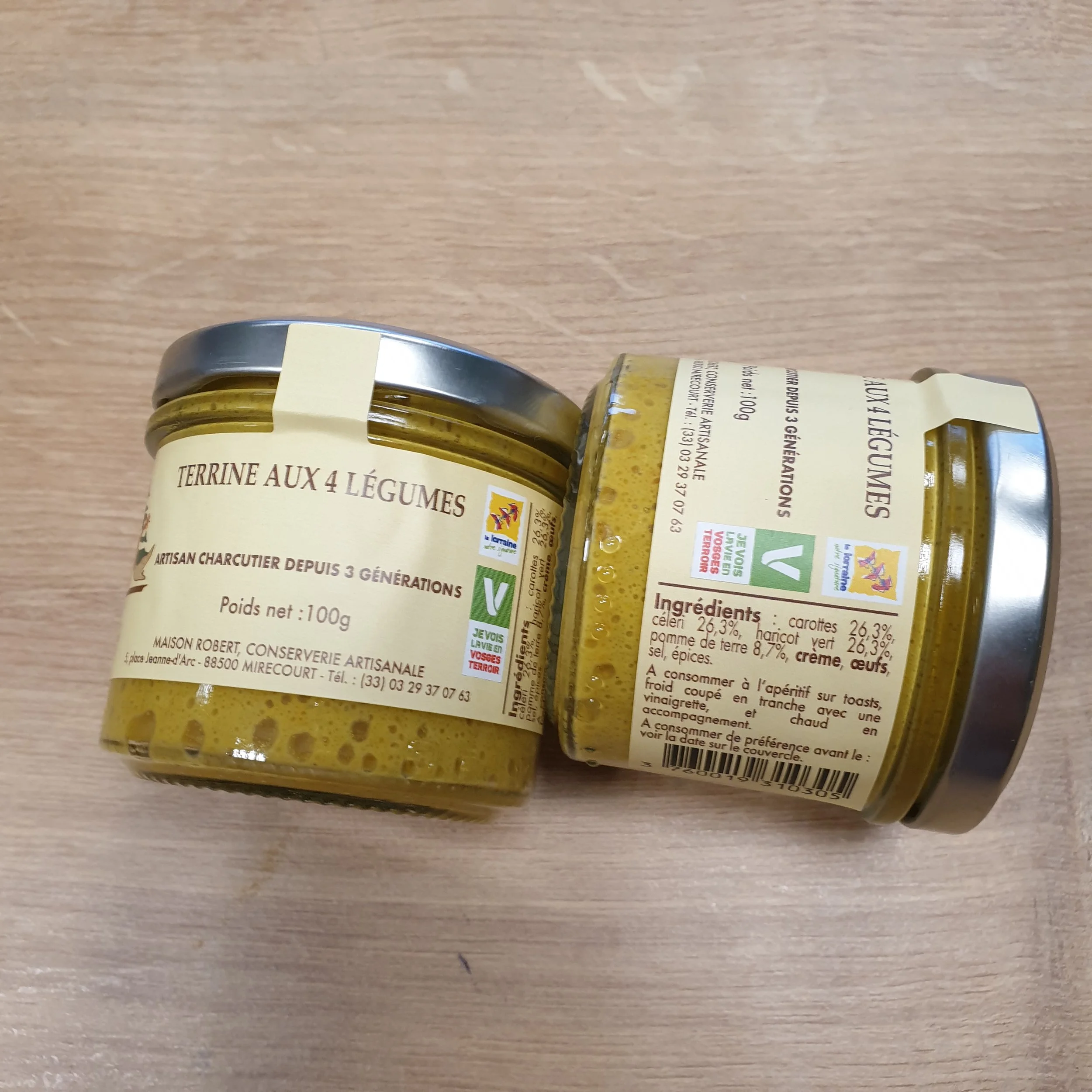 Terrine aux 4 Légumes