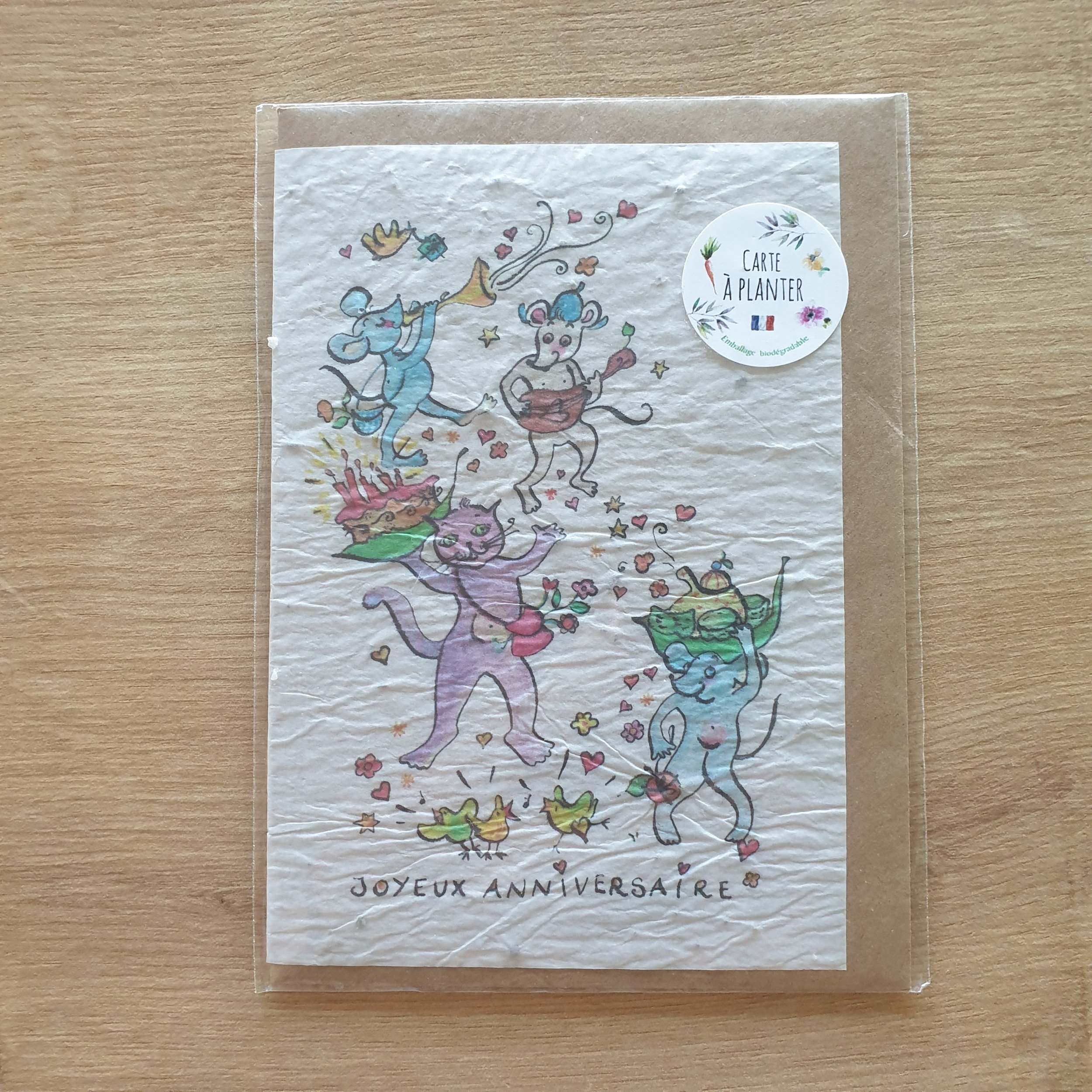 Carte " joyeux anniversaire"