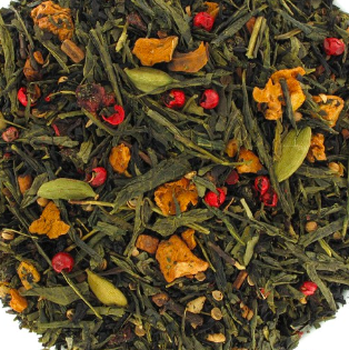 Thé vert/noir "Christmas Cake" 100 gr