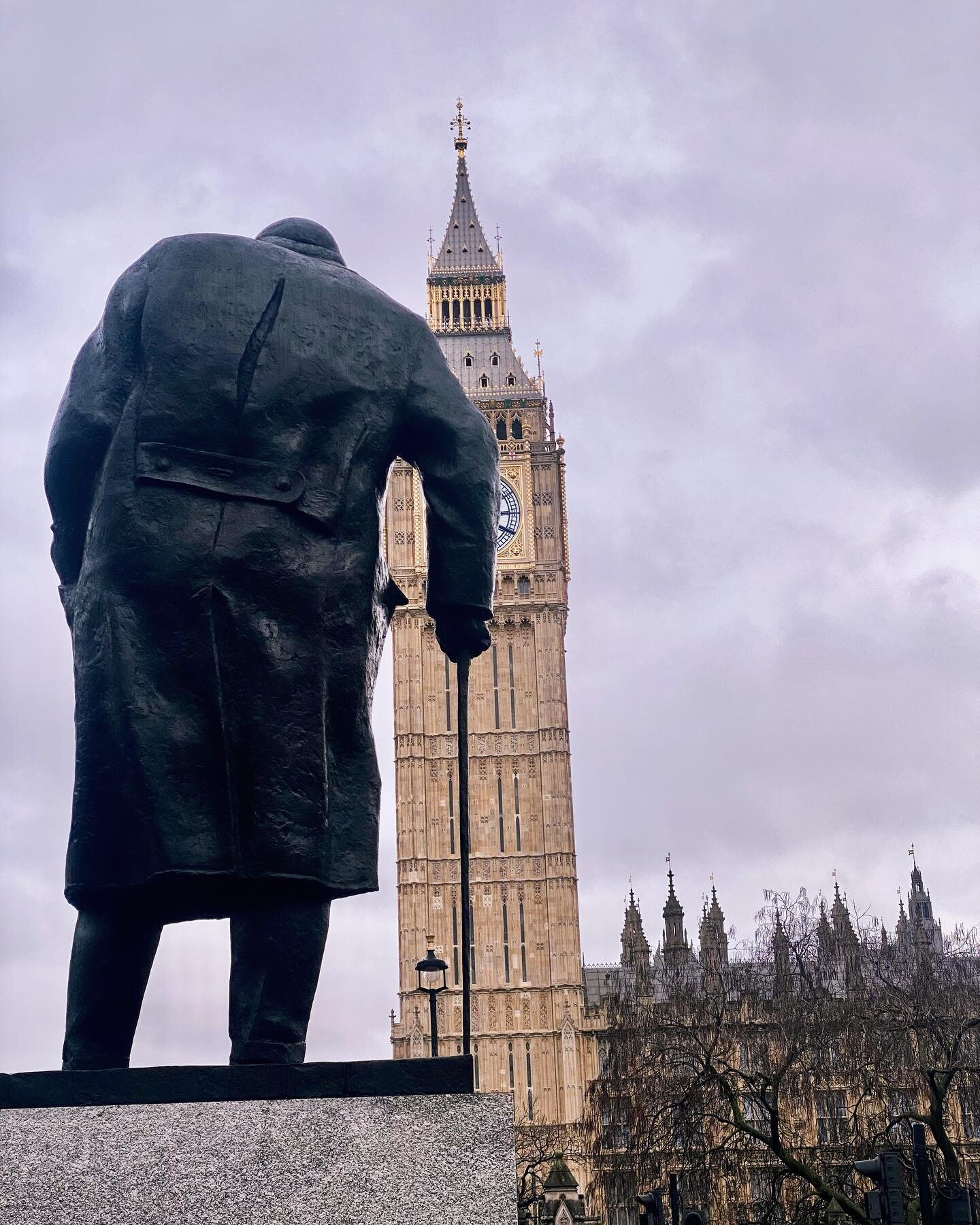 Back in Blighty and February of oh dear.
The weather is Macbeth gray. 
But hello Winston and my first tour of the season. 
Winston Churchill will be have passed 59 years ago, later this month. 
His story remains compelling and needing to be heard. A 
