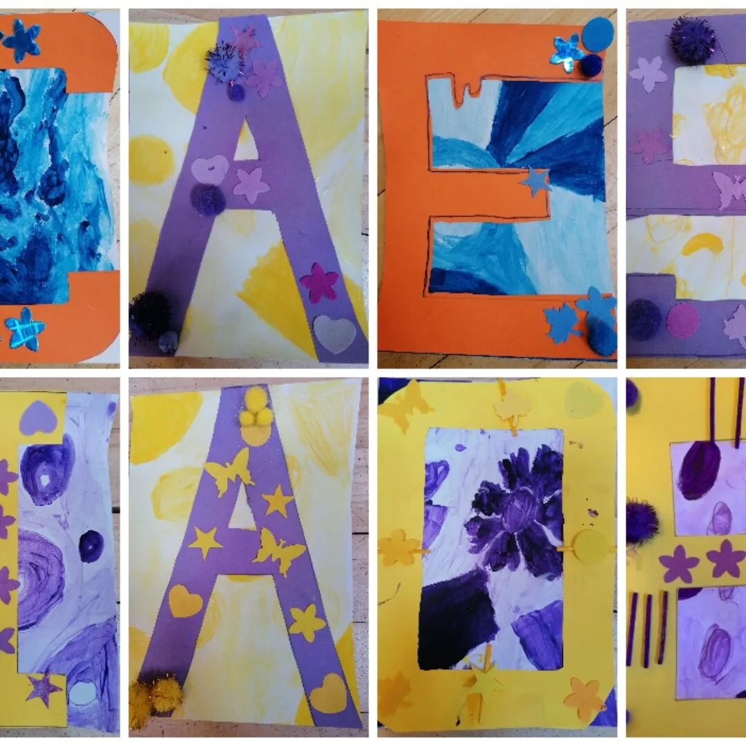 Yellow and Purple winning out!! The Pine Marten class mastering Lettering, using complimentary opposites. 

#kidsartclasses #kerryarts #kerry #kerrycountyarts #traleearts #tralee #artclasses #artclassesforkids #graphicdesign #lettering #colour