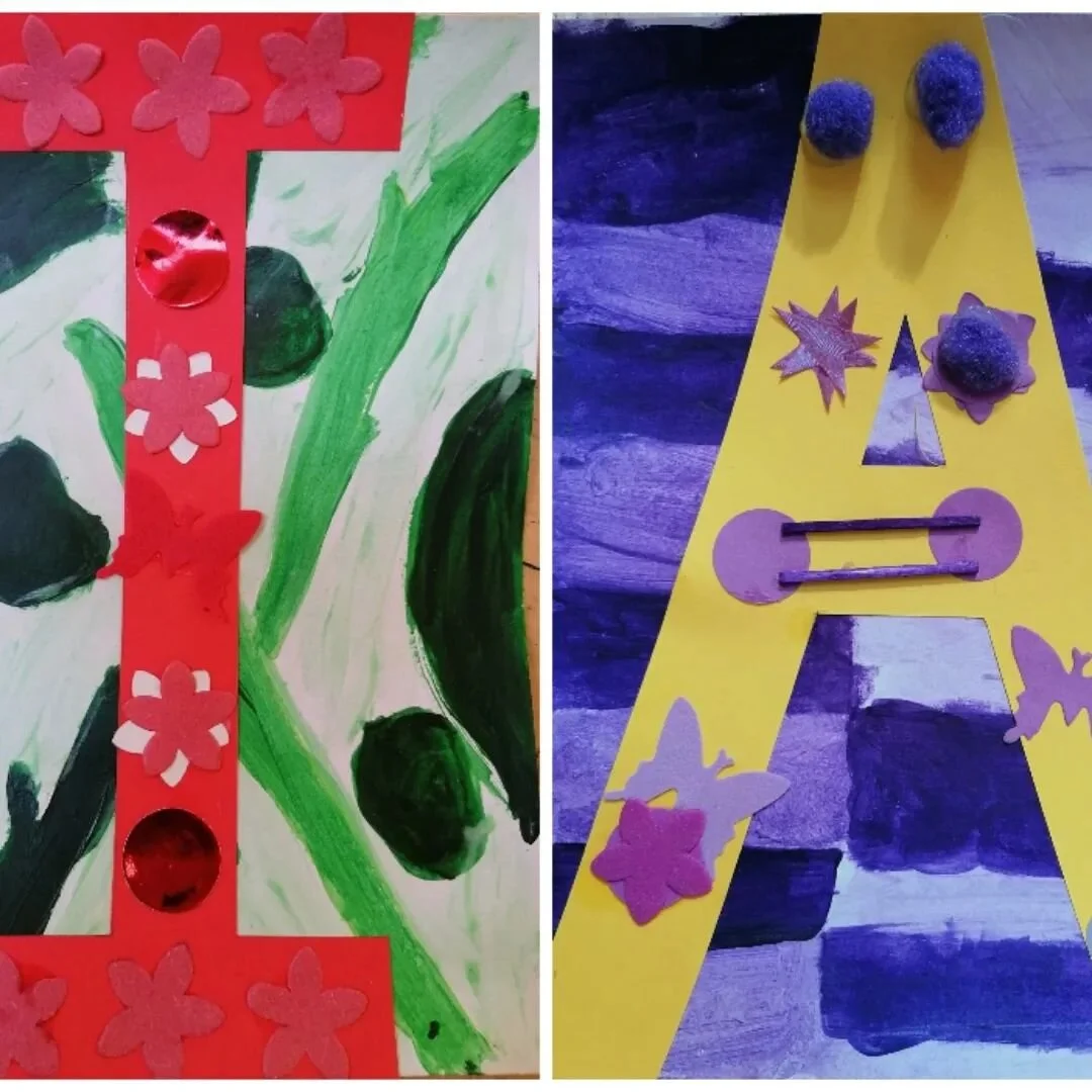 Complimentary opposites always look good. The Red Deer class showing their lettering skills!

#kidsartclasses #kerryarts #kerry #kerrycountyarts #traleearts #tralee #artclasses #artclassesforkids #graphicdesign #lettering #colour