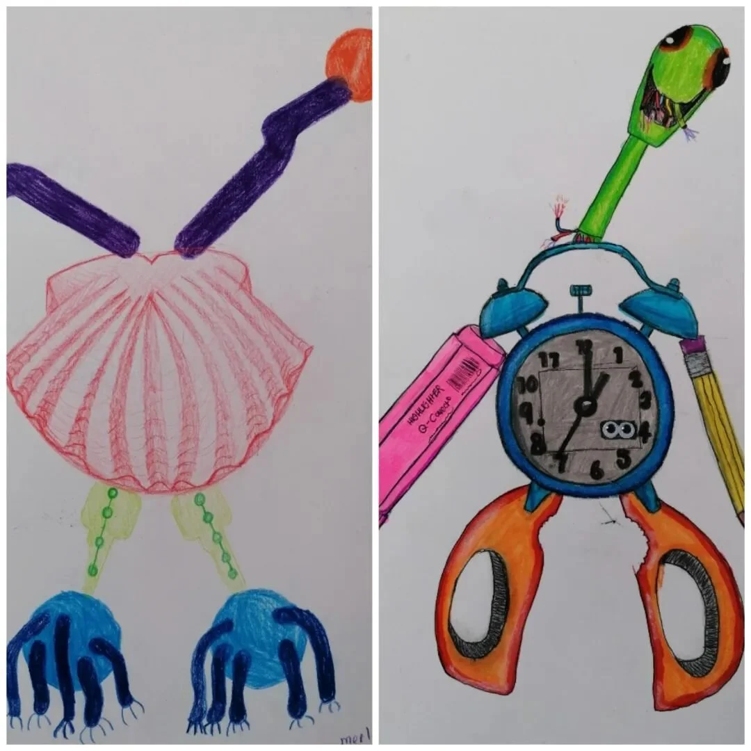 These lovable alien creatures were created, using everyday household forms, by some very talented young people. 
#fungie #merlin #reddeer #pinemarten #kidsartclasses #kerryarts #kerry #kerrycountyarts #traleearts #tralee #artclasses #artclassesforkid