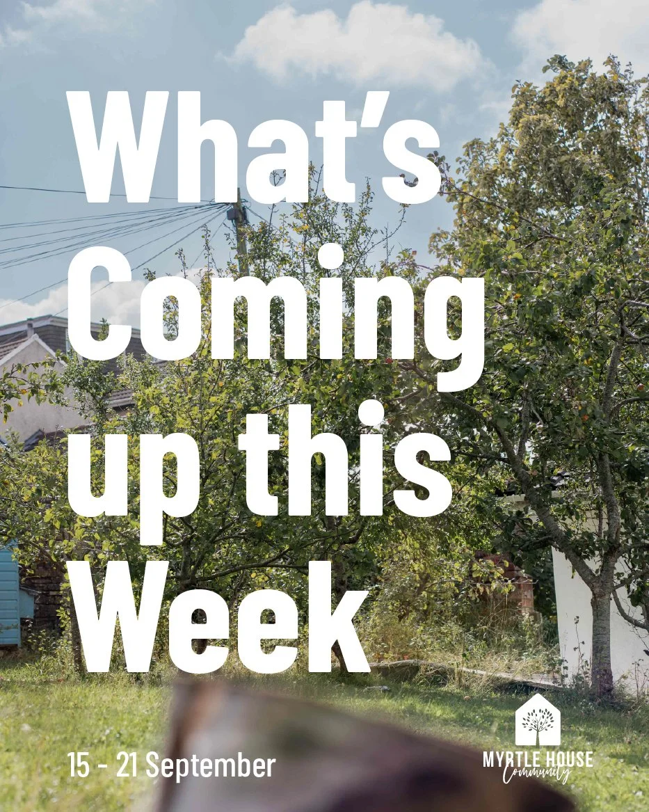 🌿✨ What&rsquo;s On This Week at Myrtle House ✨🌿

There&rsquo;s plenty happening &mdash; from hot meals and friendly chats, to creative spaces, toddler fun, and our Sunday service. 💛 Everyone is welcome!

📅 This Week&rsquo;s Schedule:

☕ Community