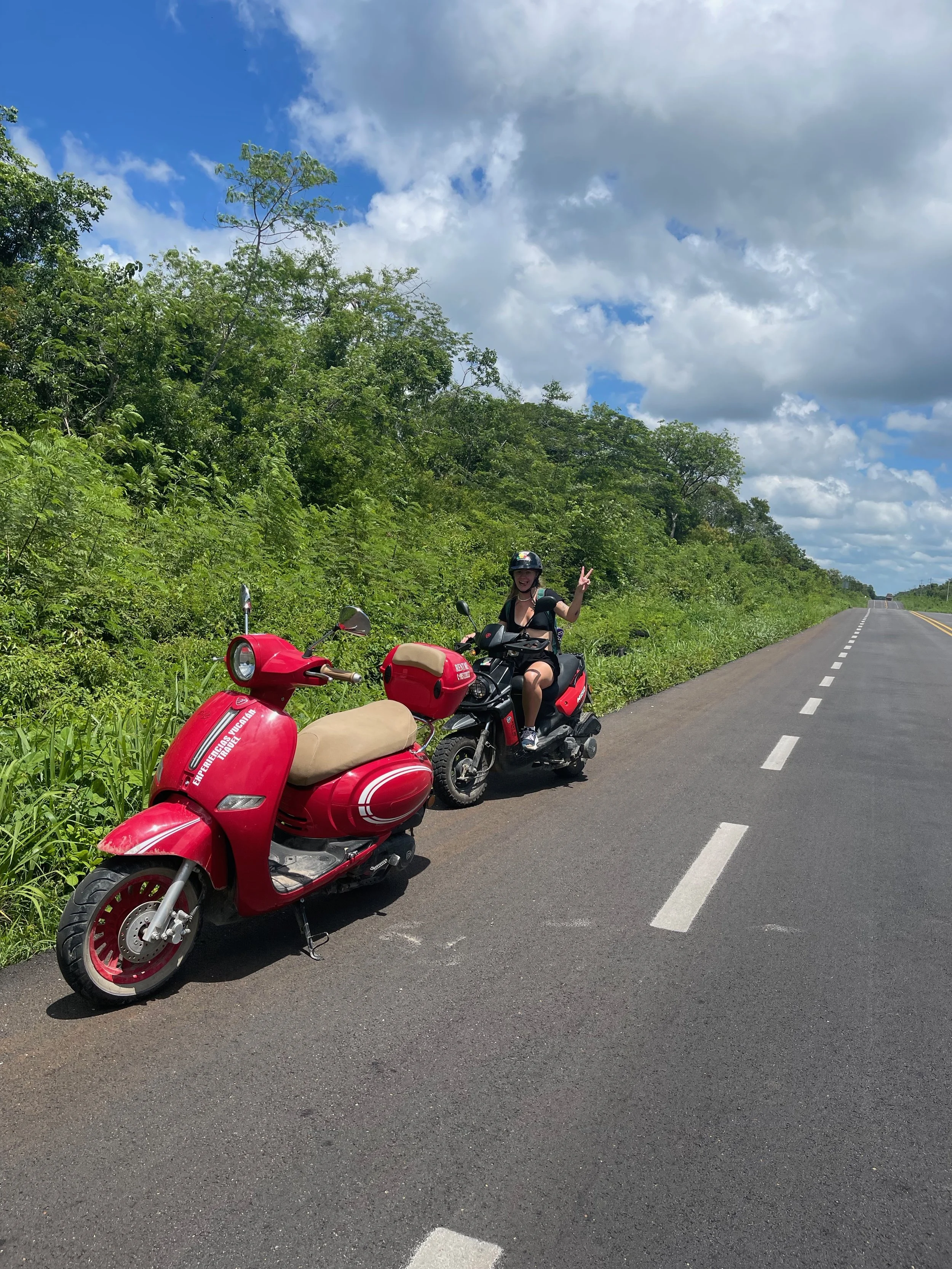 journal extract cenotes and scooters in valladolid — madeline lane