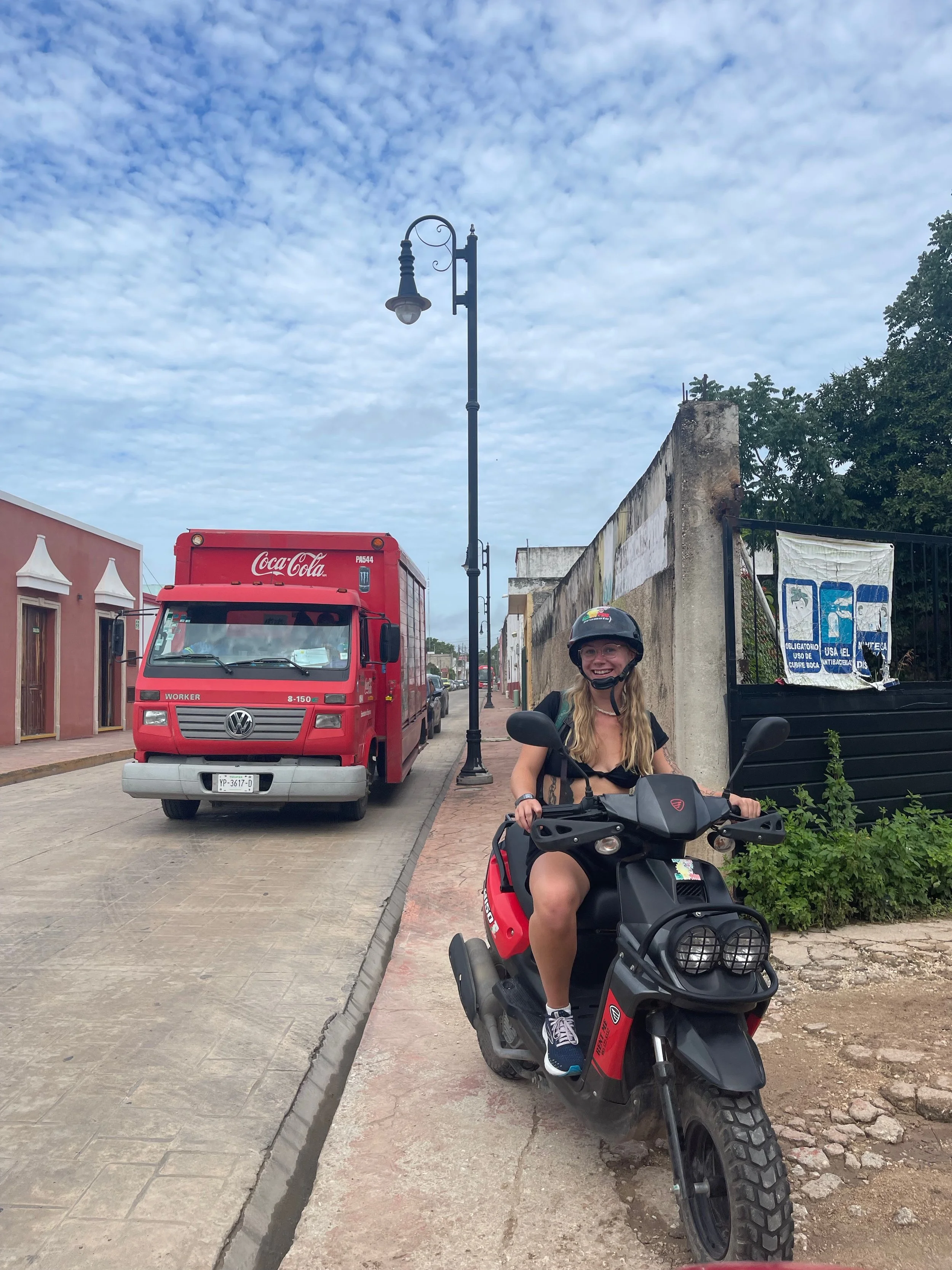 journal extract cenotes and scooters in valladolid — madeline lane