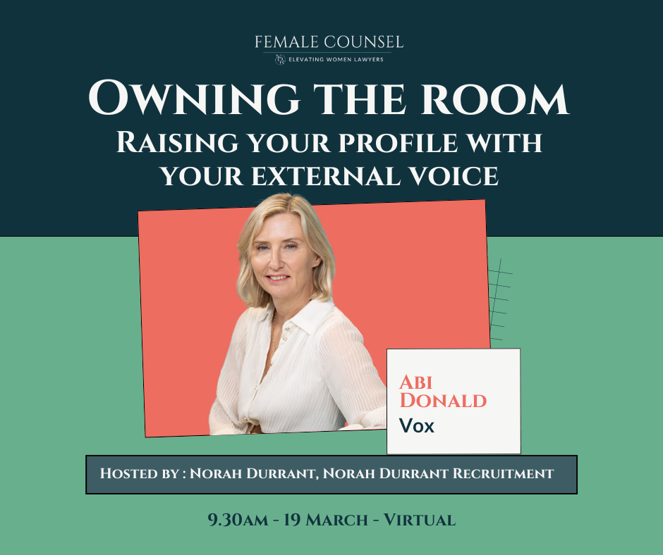 Owning the room - Raising your profile with your external voice