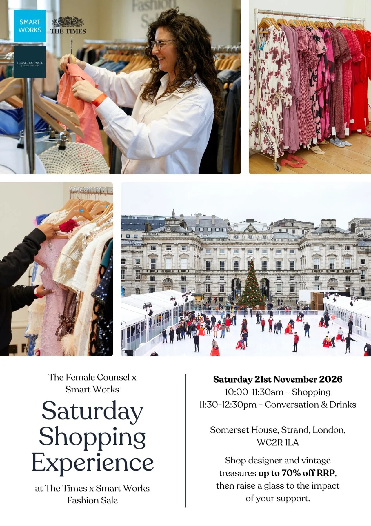 festive shopping with the Times x Smart Works Charity Fashion Sale