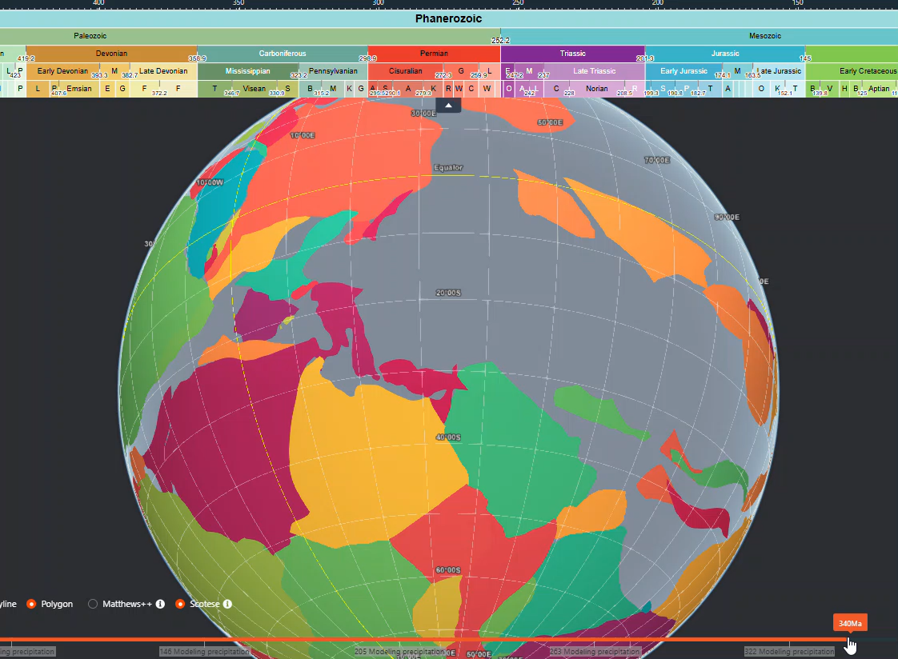 Disentangling temperature rise due to global warming and continental drift