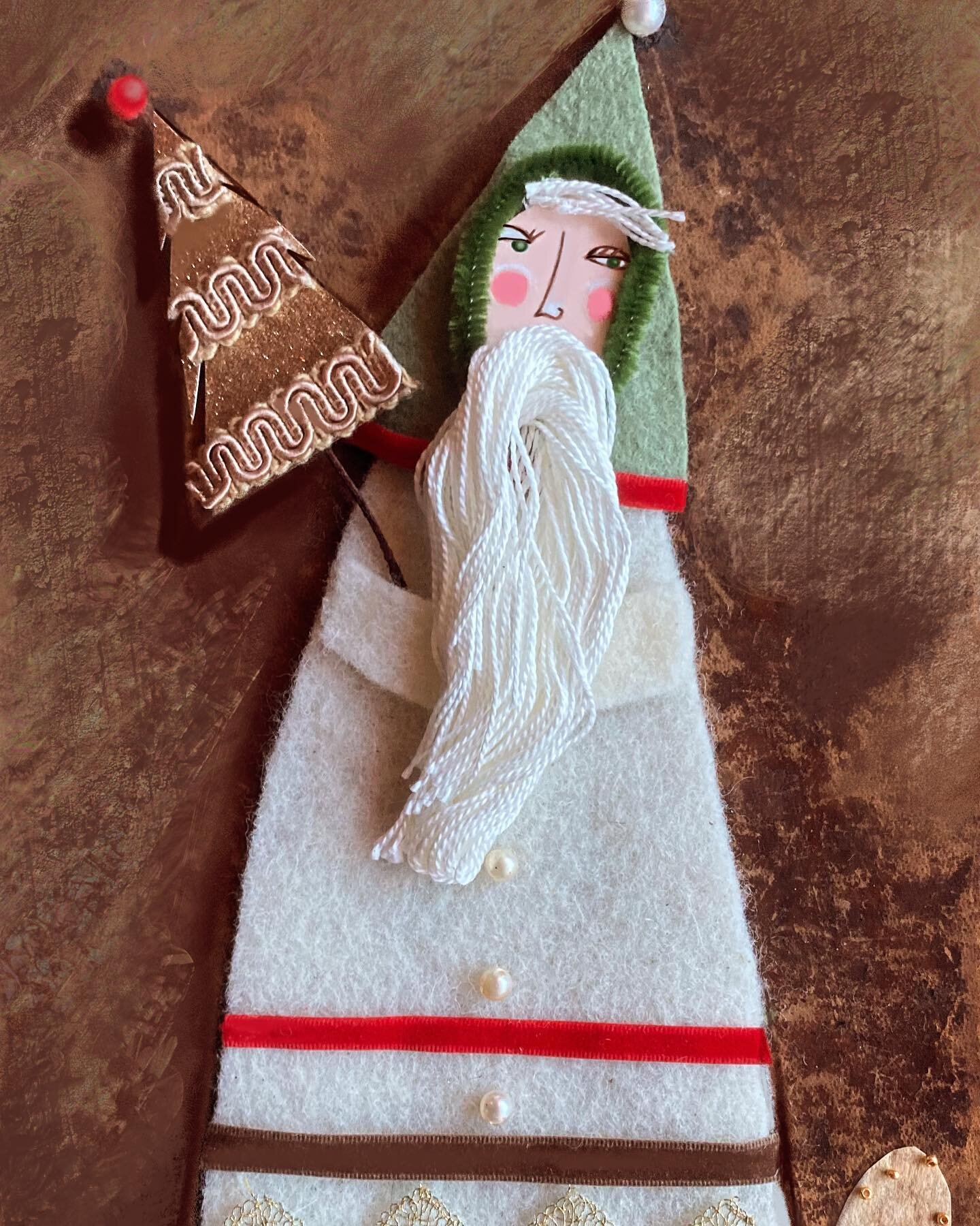How I imagine a German Santa looks :) #christmascollage #christmascard #oldfashionedsanta #artistsoninstagram