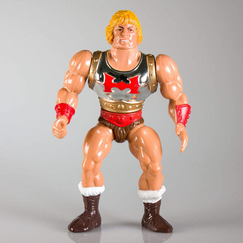  This version of He-Man features redesigned parts and a new action feature. 