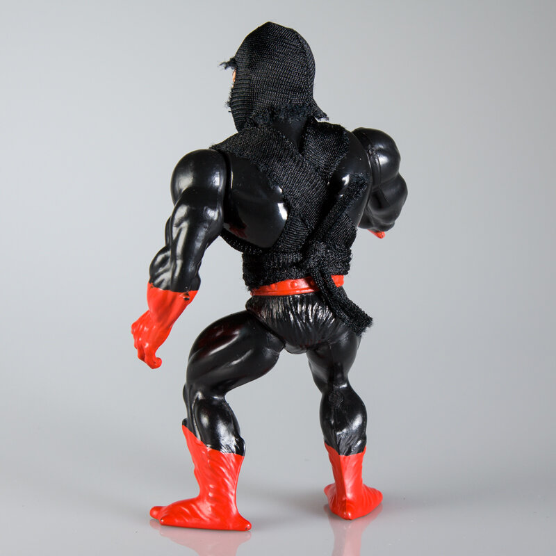  Ninjor is one of the few figures to use cloth goods. 