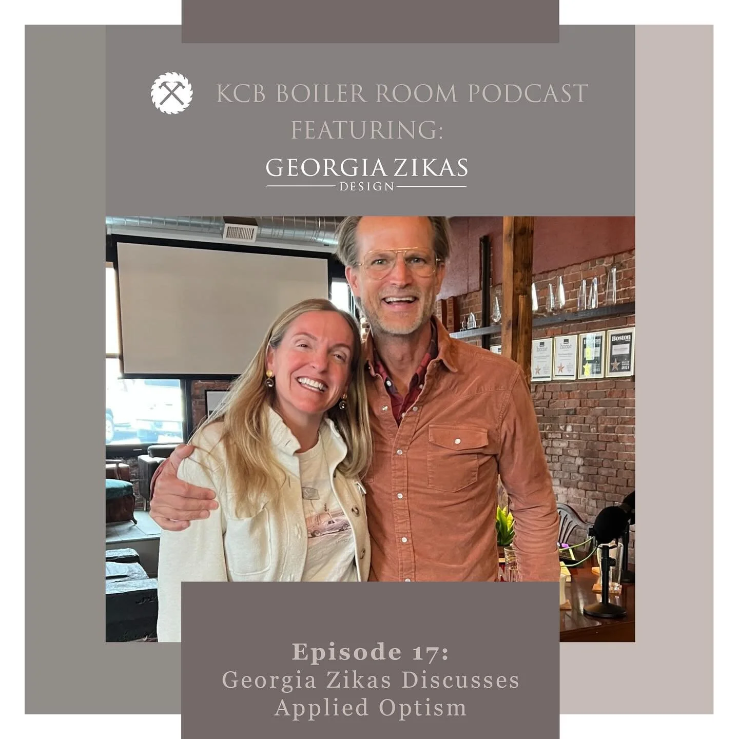 Georgia sat down in the Boiler Room with the Cradock Podcast to chat candidly with Kevin about applied optimism and the mindset that fuels our GZD design studio - we&rsquo;re so aligned with all things Cradock! It&rsquo;s a conversation about design,