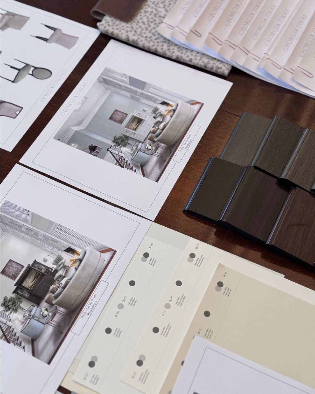 At Georgia Zikas Design, our presentations are designed to feel as considered as the homes we create.

We invite our clients into our Boston office, where the pace intentionally slows, light bites are served, a comfortable setting, and a calm, focuse