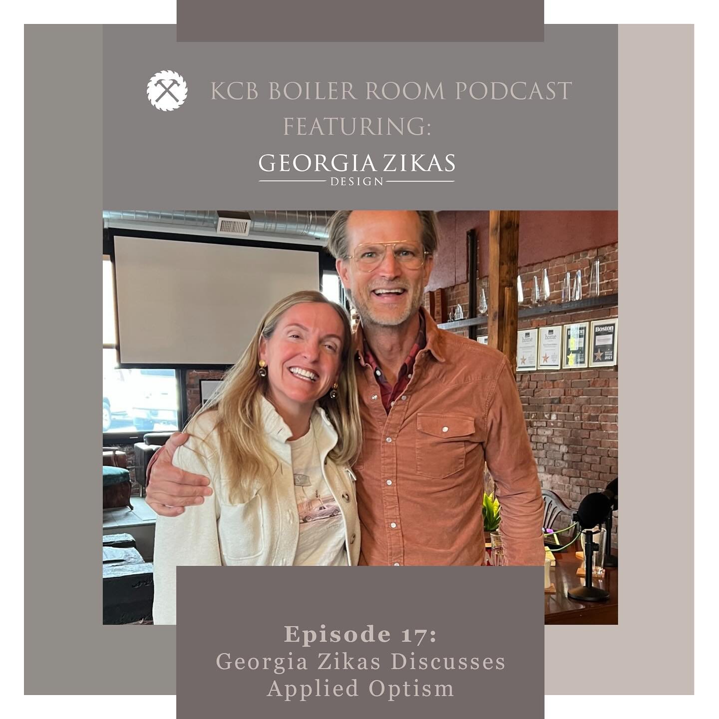 Georgia sat down in the Boiler Room with the Cradock Podcast to chat candidly with Kevin about applied optimism and the mindset that fuels our GZD design studio - we&rsquo;re so aligned with all things Cradock! It&rsquo;s a conversation about design,