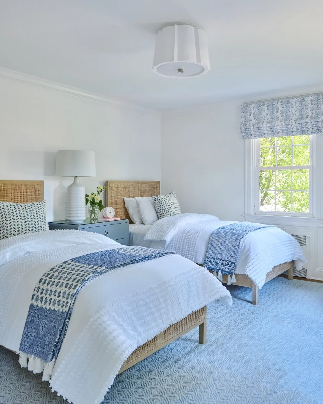 A guest space designed to soften the day as it comes to a close.

In this quiet retreat, every element was chosen with a sense of ease in mind, from the gentle color palette to the layered textures that invite you to slow down and settle in. There&rs