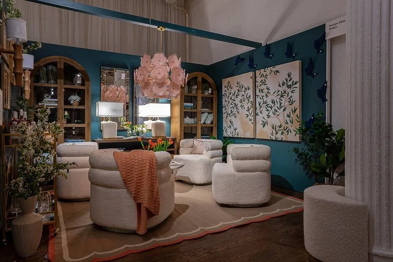 Georgia Zikas Design vignette at Housing Works Design on a Dime 2024, New York City.