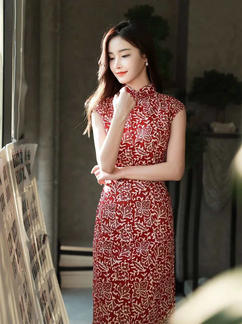 Asia Miss China-Geisha-Qipao Kimono Bluse/Blazer/Top Bluse Drachen-Motiv 32-42 E - Foto 2