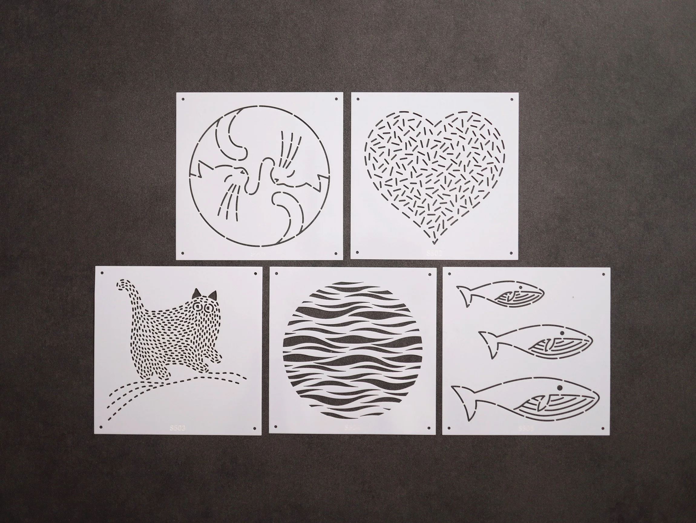 Sashiko Stencils (S501~505)