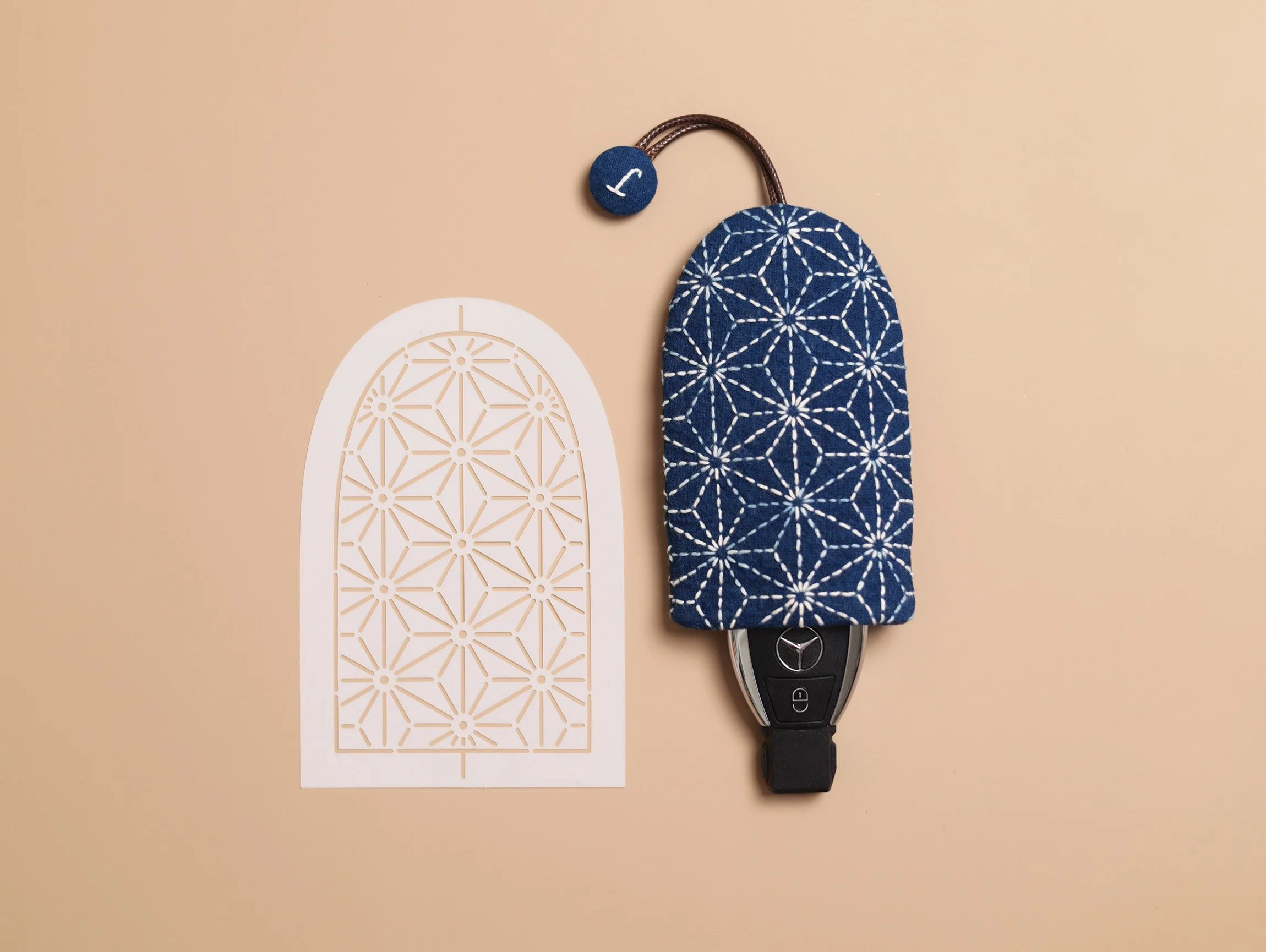 Sashiko Key Keeper