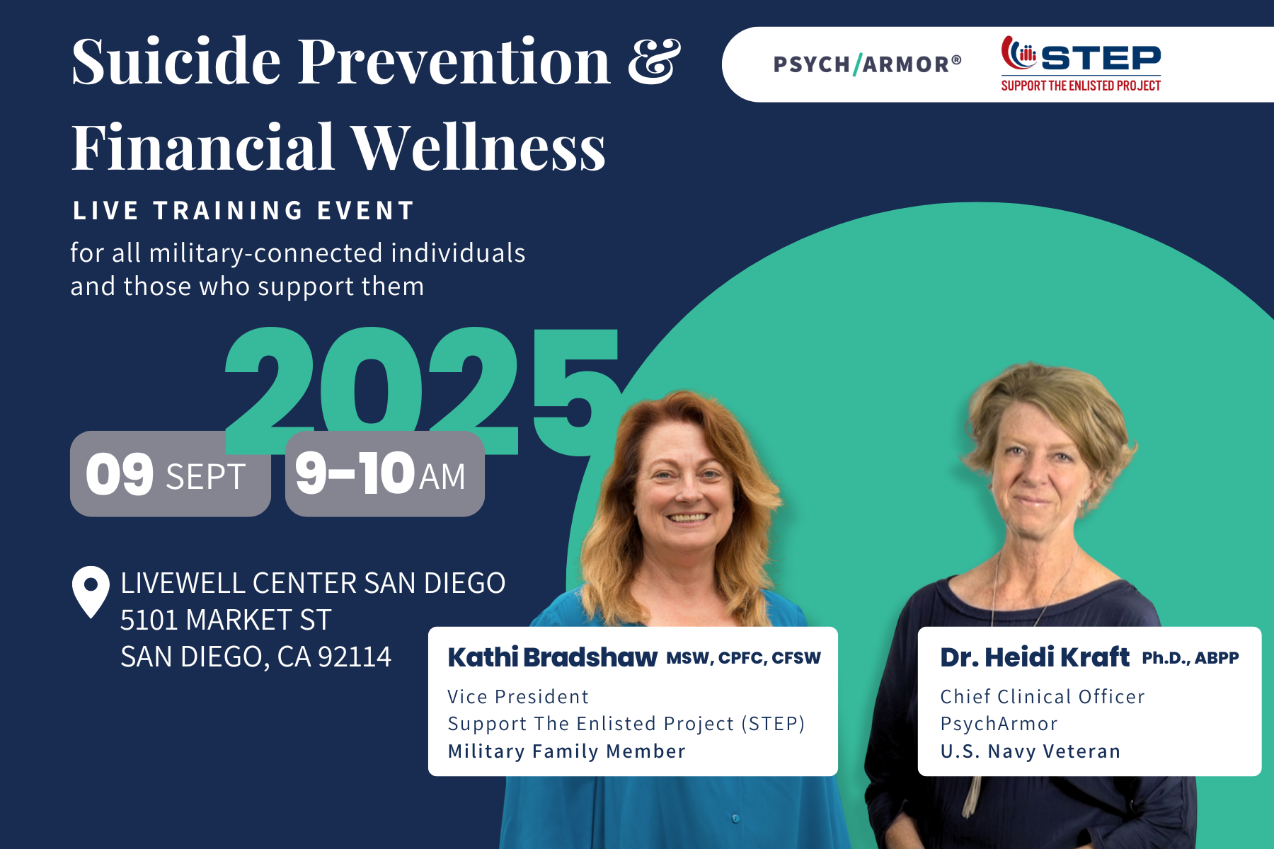 Suicide Prevention & Financial Wellness Live Training