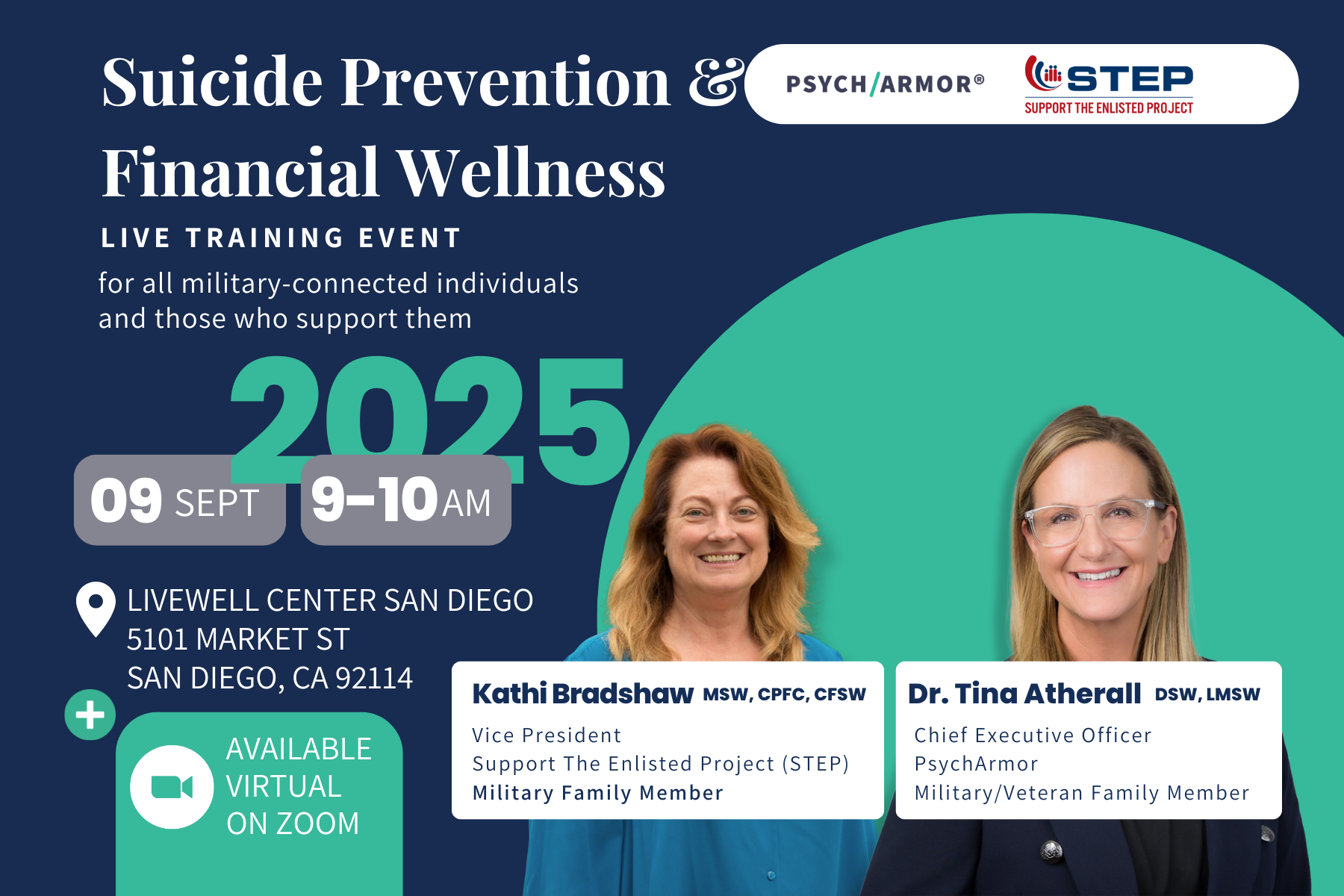 Suicide Prevention & Financial Wellness Live Training