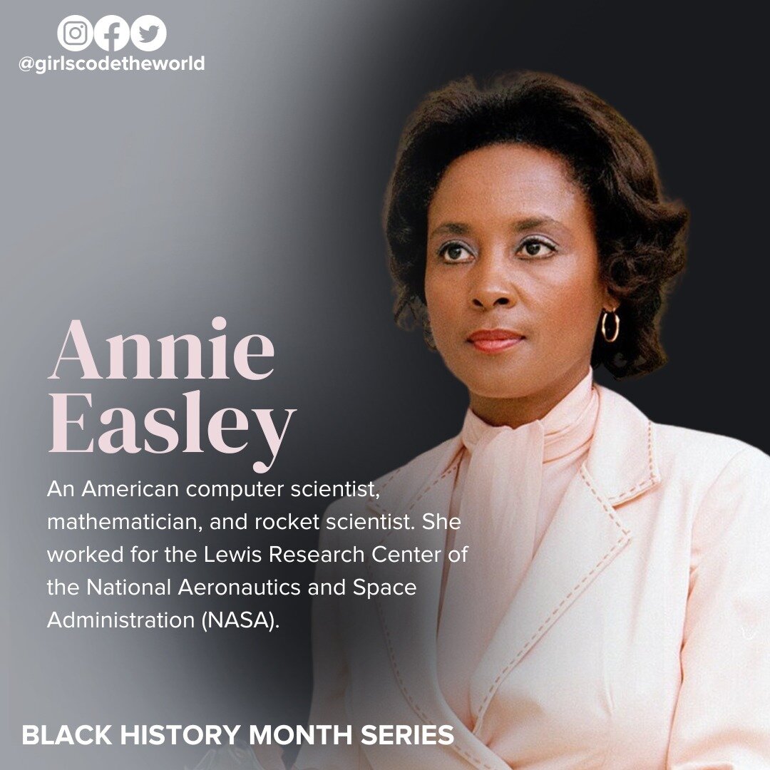 Black Month History Feature: Annie Easley

A human computer. A mathematician. A rocket scientist. All these titles, as Annie Easley could not be contained with just one. As one of the four African Americans working at NASA, Annie was dedicated to pro