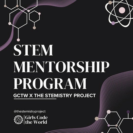 Girls Code the World is thrilled to announce our partnership with STEMistry!🔥 By combining our demographics, we are creating the ultimate STEM experience.

Imagine having a super cool mentor showing you all the mind-blowing secrets of science, tech,