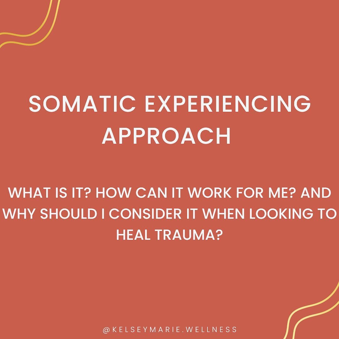 The Somatic Experiencing Approach completely changed the course of my healing and has now become a key component of healing in my 1-1 client sessions 

We spend the majority of our days so disconnected from the body and consumed my mental loops

Soma