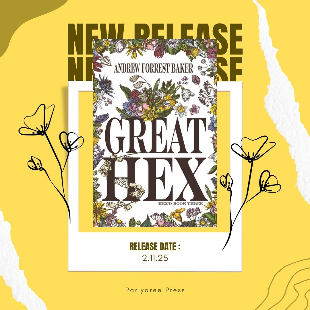This may be my last post in the metasphere, but what a happy way to go out. 
Book Three in my HEX&rsquo;d Series&mdash;GREAT HEX&mdash;is out TODAY!

#gayBooks #booksbooksbooks #lgbtqia #indiepress #indieathor #gayauthor
